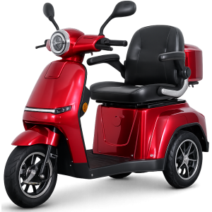 Elektrinis triratis E-GO S3 raudonas